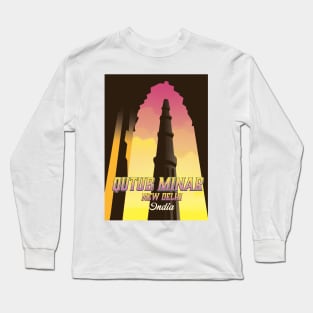 Qutub Minar New Delhi India Long Sleeve T-Shirt